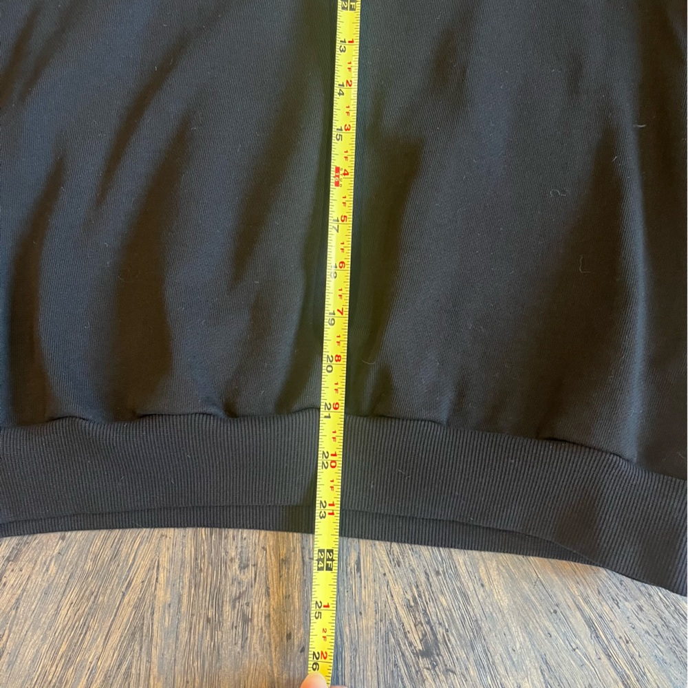 PITUSA Black‎ Cropped Sleeve Sweatshirt – Size Medium - Picture 9 of 9